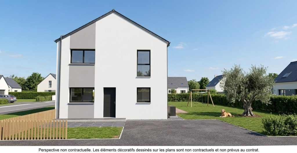 Maison+Terrain de 5 pièces avec 4 chambres à Montauban-de-Bretagne 35360 – 227232 € - HHE-26-10-22-99