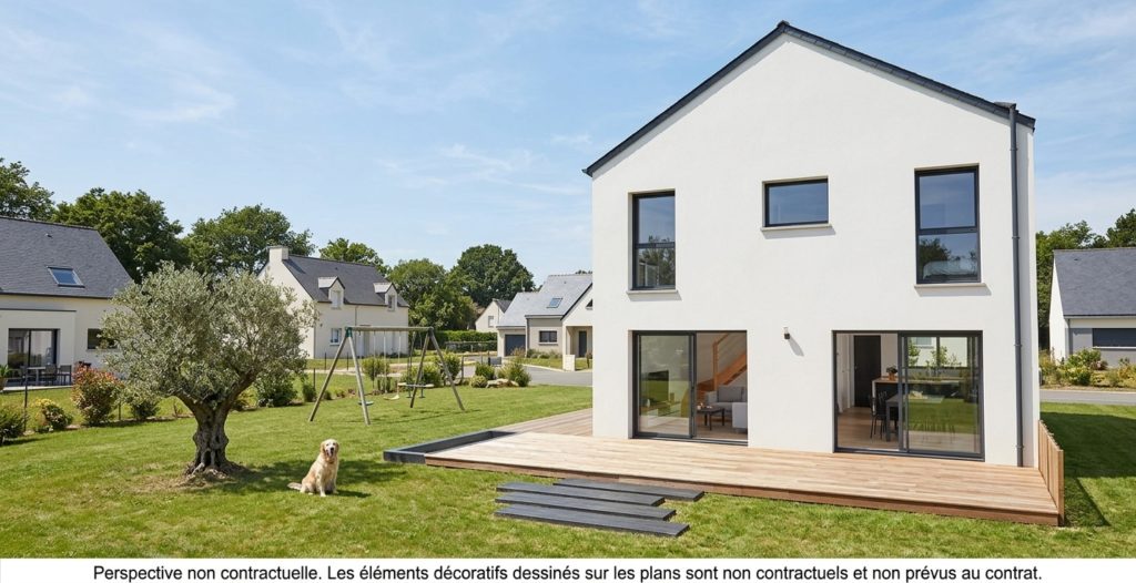 Maison+Terrain de 5 pièces avec 4 chambres à Montauban-de-Bretagne 35360 – 227232 € - HHE-26-10-22-99
