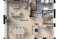 Maison+Terrain de 5 pièces avec 4 chambres à Branderion 56700 – 237982 € - GMA-26-10-22-284