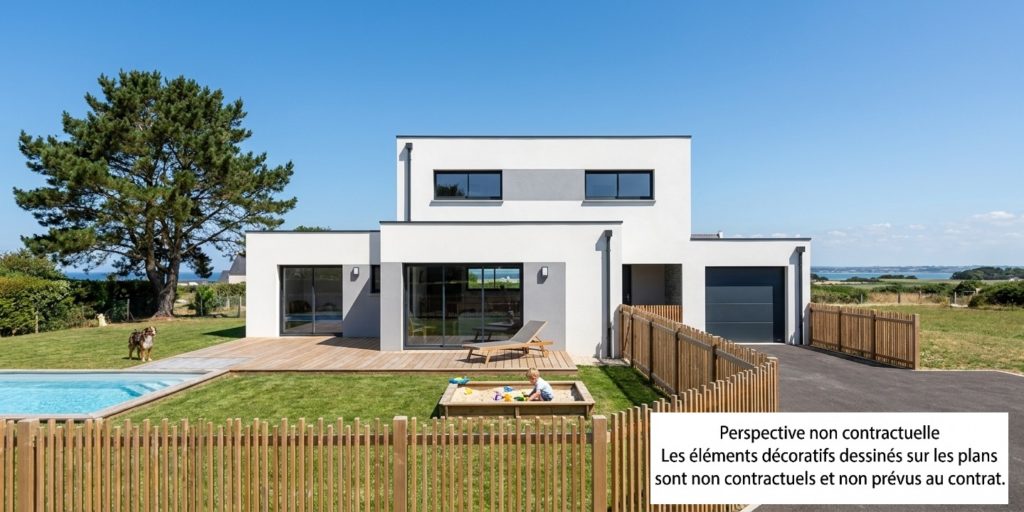 Maison+Terrain de 5 pièces avec 4 chambres à Pont-l&rsquo;Abbe 29120 – 313392 € - MCHAB-26-10-22-82