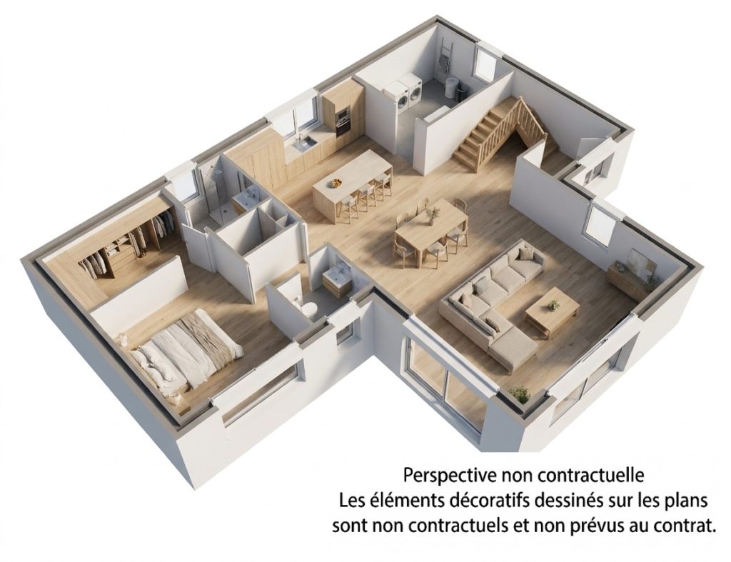 Maison+Terrain de 5 pièces avec 4 chambres à Riantec 56670 – 358392 € - GMA-26-10-22-80