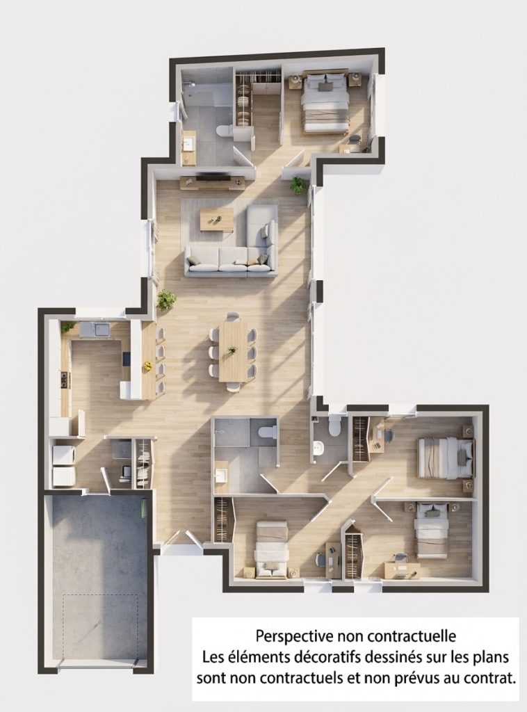 Maison+Terrain de 5 pièces avec 4 chambres à Bessieres 31660 – 401224 € - NIMA-26-10-22-90