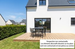 Maison+Terrain de 3 pièces avec 2 chambres à Breal-sous-Vitre 35370 – 184100 € - EPLA-26-10-29-36