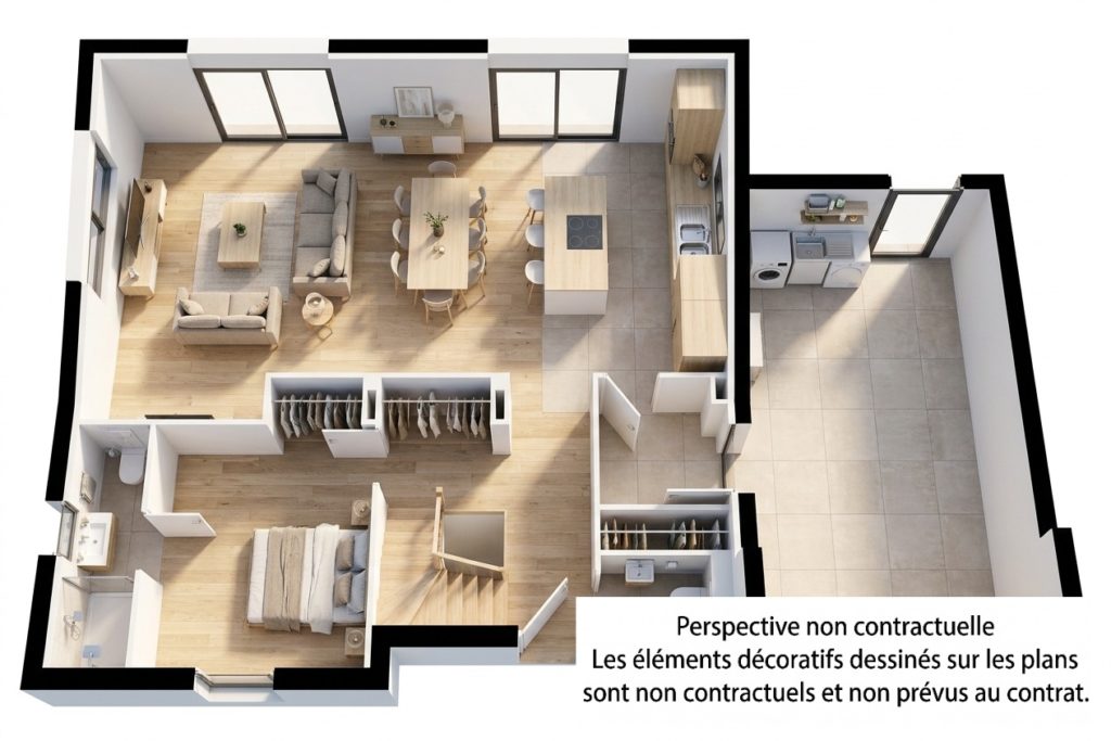 Maison+Terrain de 5 pièces avec 4 chambres à Ploufragan 22440 – 307844 € - ANLE-26-10-29-23