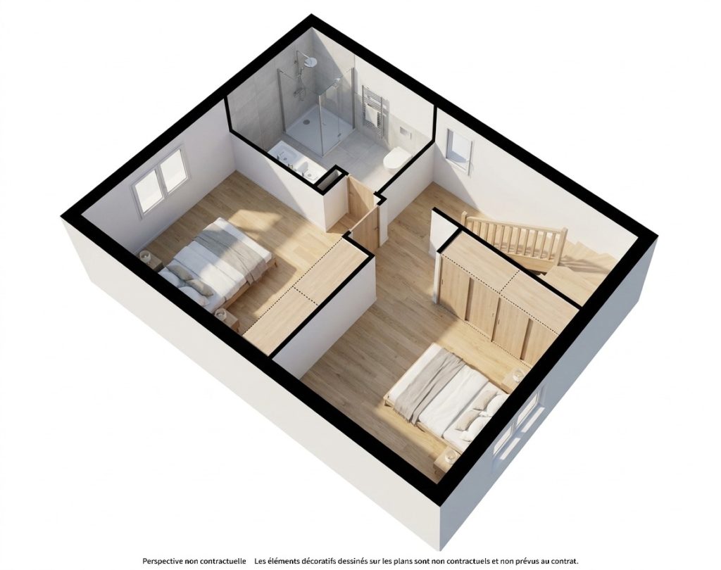 Maison+Terrain de 4 pièces avec 3 chambres à Landivisiau 29400 – 282433 € - RGOB-26-10-29-39