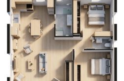 Maison+Terrain de 3 pièces avec 2 chambres à Sainte-Seve 29600 – 180870 € - RGOB-26-10-29-235