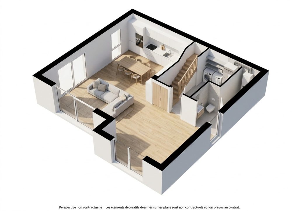Maison+Terrain de 4 pièces avec 3 chambres à Sainte-Seve 29600 – 224285 € - RGOB-26-10-29-394
