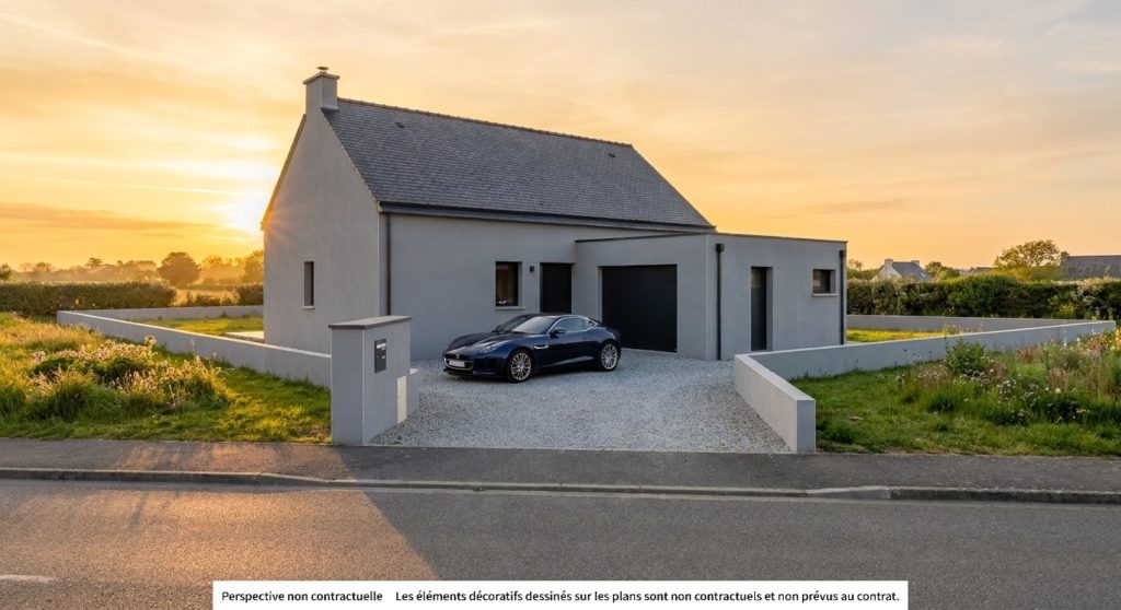 Maison+Terrain de 3 pièces avec 2 chambres à Plerin 22190 – 499006 € - ANLE-26-10-29-49