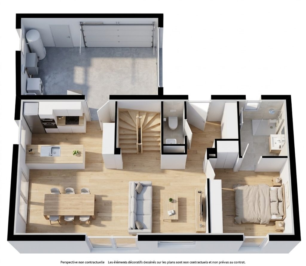 Maison+Terrain de 5 pièces avec 4 chambres à DREMIL-LAFAGE 31280 – 336925 € - NIMA-26-10-29-8