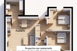 Maison+Terrain de 3 pièces avec 2 chambres à Saint-Martin-des-Champs 29600 – 156571 € - RGOB-26-10-29-137